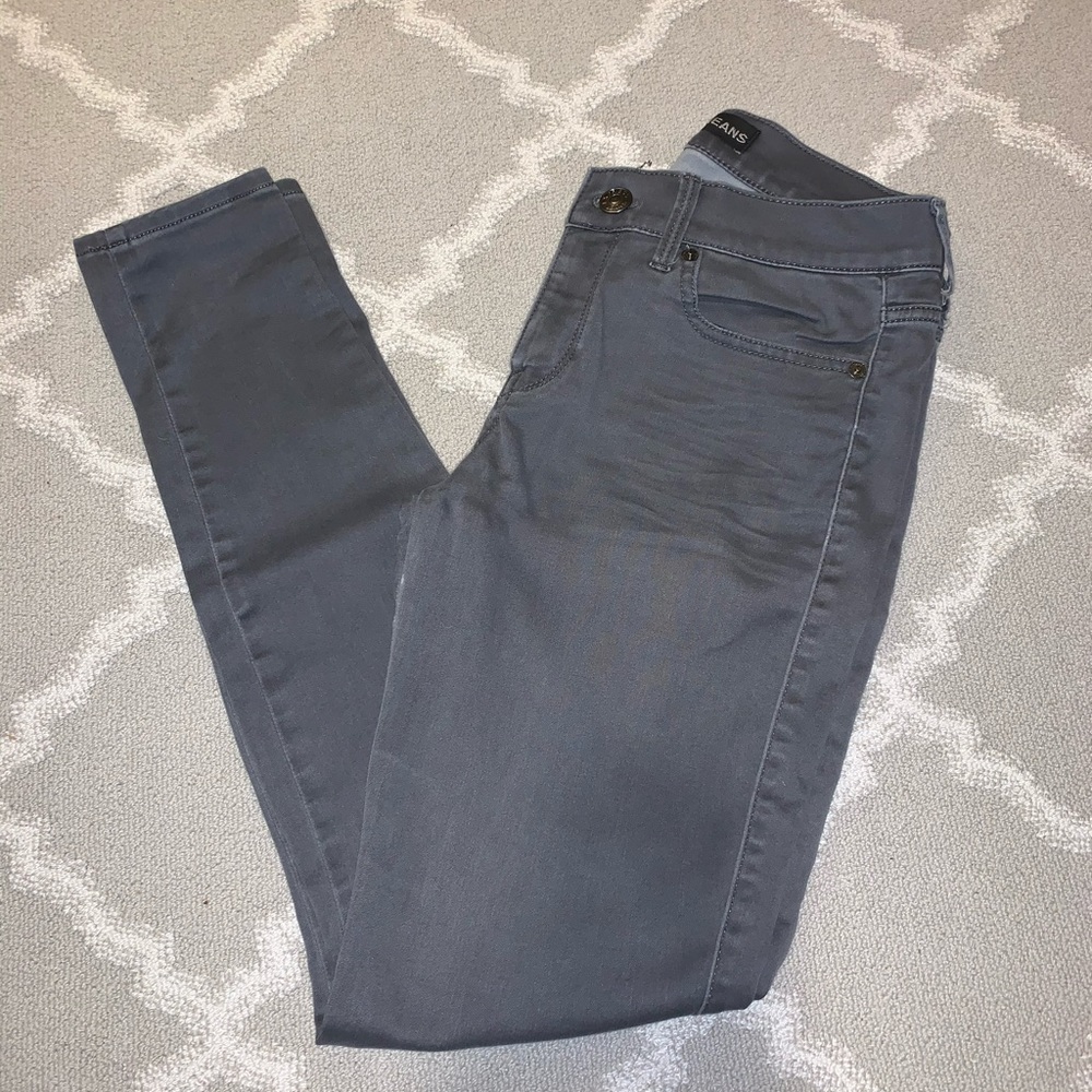 GRAY EXPRESS JEAN LEGGINGS